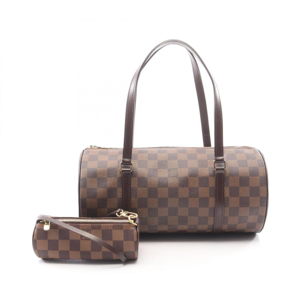 Louis Vuitton Papillon 30 Damier Ebene Handbag, Coated Canvas and Leather, Pa...
